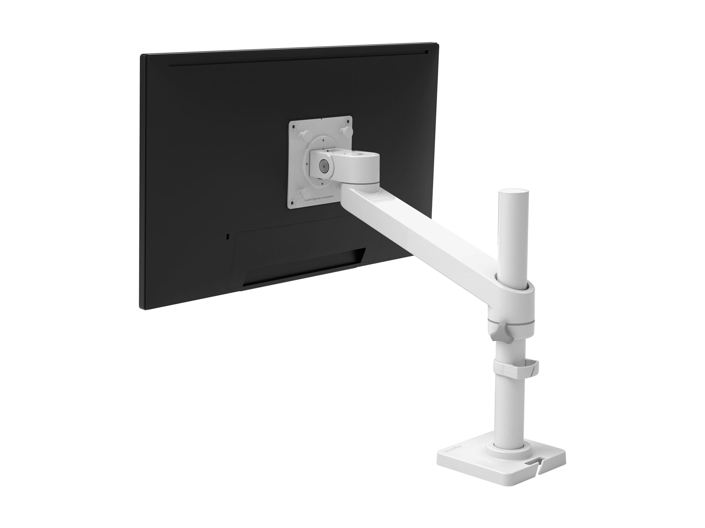 Ergotron NX - Befestigungskit (Arm-Einheit, Befestigungsmaterialien, Basis, Stange, Pivot) - für Monitor - weiß - Bildschirmgröße: bis zu 86,4 cm (bis zu 34 Zoll)