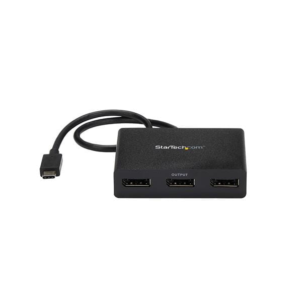 StarTech.com USB-C DisplayPort Adapter - 3 Port