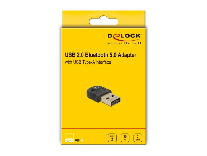 Delock Netzwerkadapter - USB 2.0 - Bluetooth 5.0 EDR