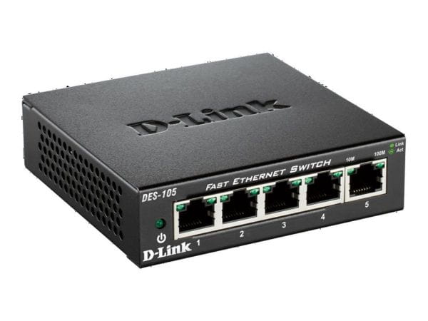 D-Link Netzwerk Switches / AccessPoints / Router / Repeater DES-105/E 1