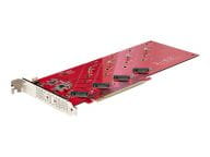 StarTech.com Netzwerkadapter / Schnittstellen QUAD-M2-PCIE-CARD-B 1